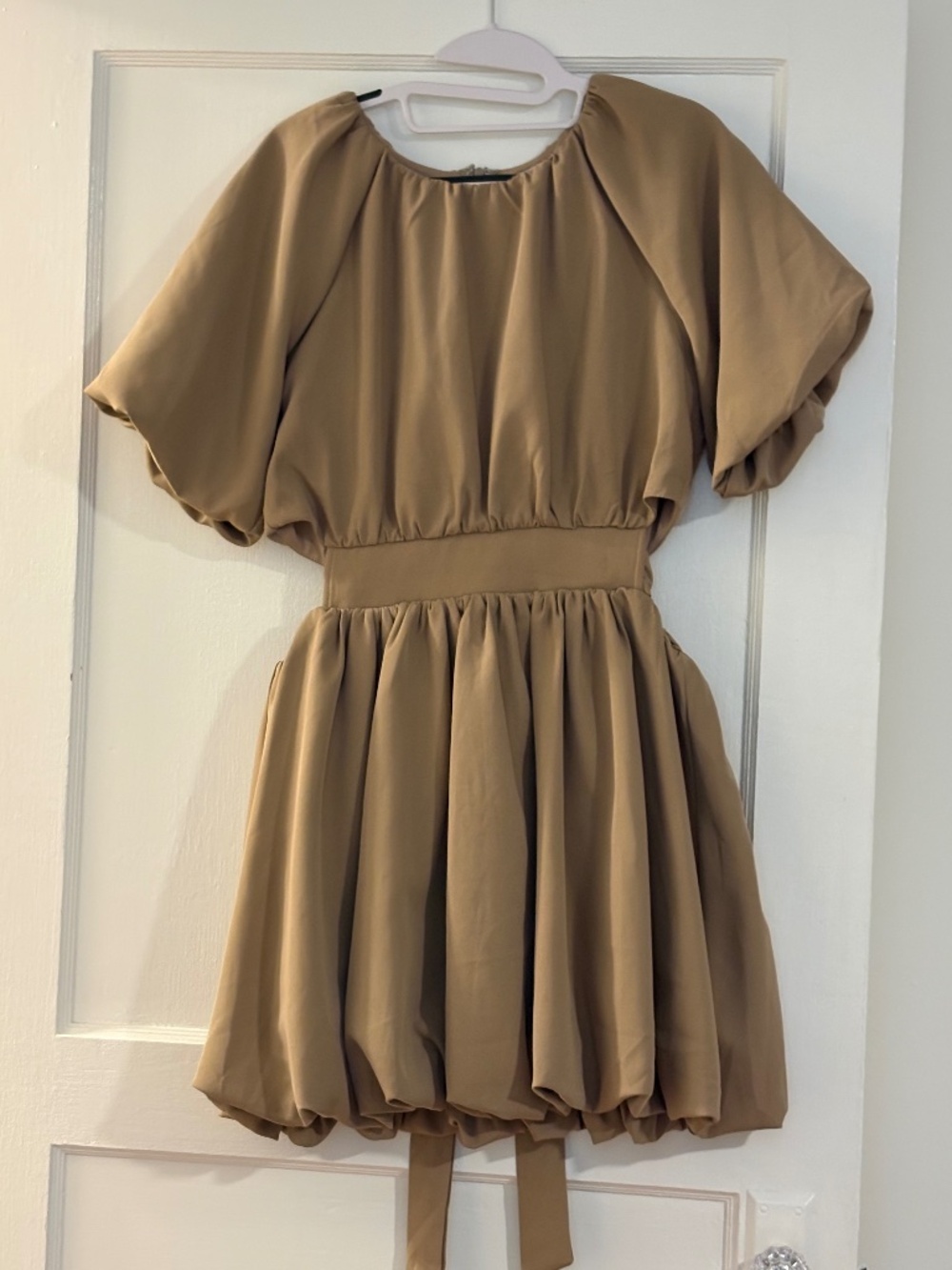 TCEC Taupe Bubble Dress